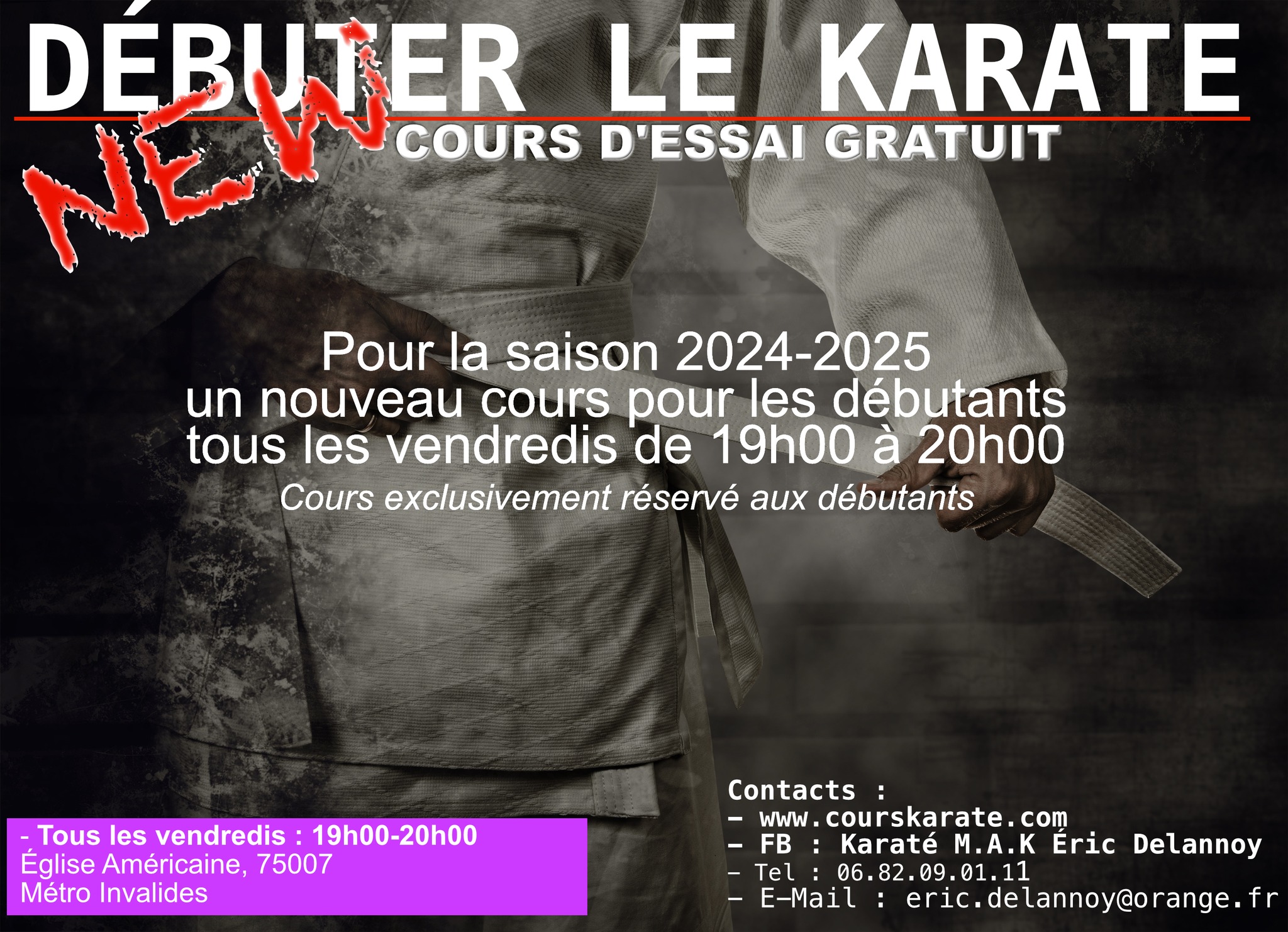 Cours Karaté Débutants